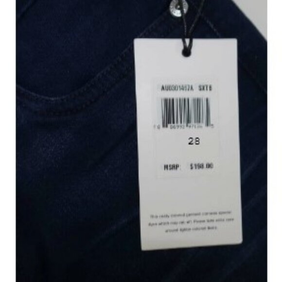 7 For All Mankind Size 28 Skinny Midrise Dark Wash Denim Jeans🆕📦⌚🏃🏻💨⚡🚚 - Picture 15 of 16